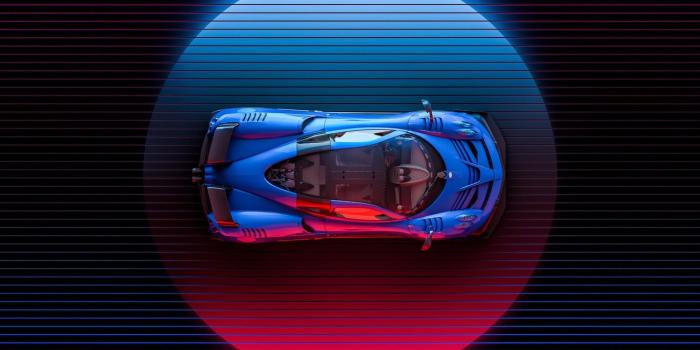 1332x850 Wallpaper Auto, Machine, Pagani, The view from the top, Supercar