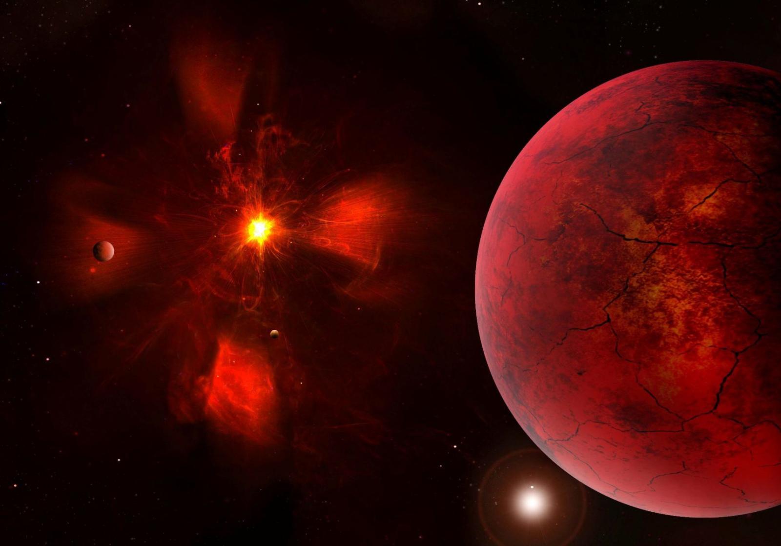 1715x1200 Amazing Red Universe | HD Digital Universe Wallpapers for Mobile and