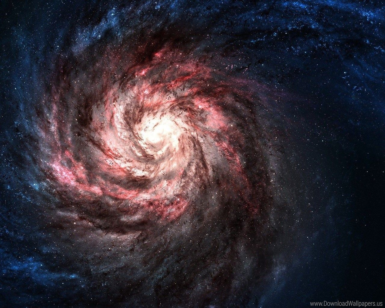 1280x1024 Download Standart 5:4 1280x1024 - Animated, Background, Galaxy, Red