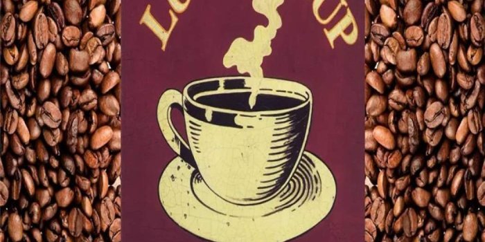 1050x1050 Custom 3d Wallpaper Mural Cafe Coffee Beans Background Wall Premium  Waterproof Material