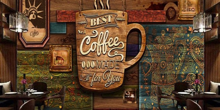 1000x800 Custom food store wallpaper,Wood pattern coffee,3D retro mural for the  restaurant cafe hotel background wall PVC wallpaper
