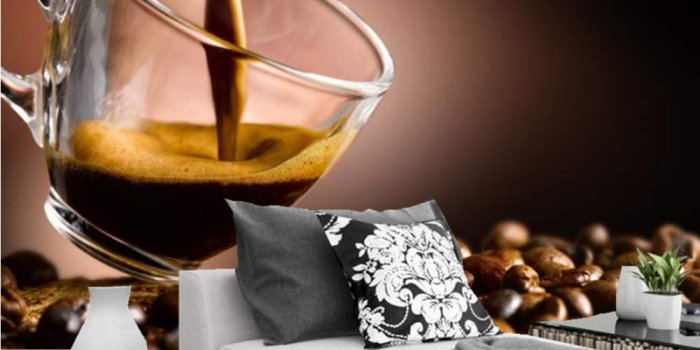 1000x1000 Amazon.com: xbwy Custom Mural, Coffee Grain Cup Food Wallpapers