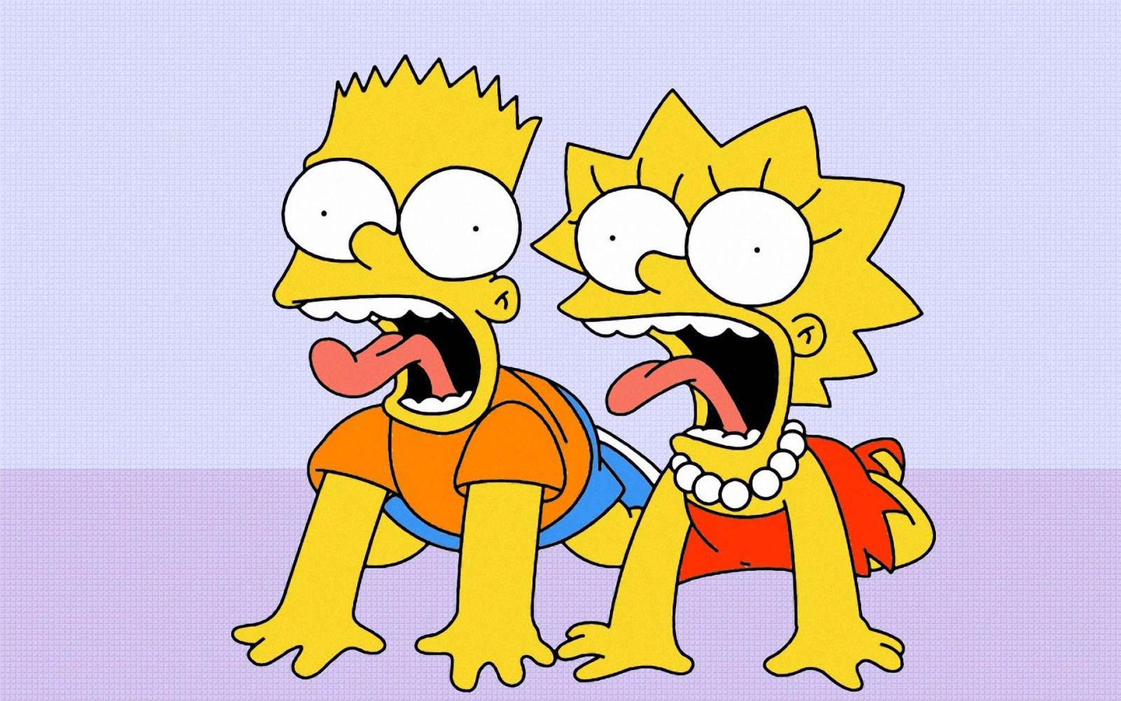 1920x1200 Lisa Simpson Bart Simpson - Wallpaper, High Definition, High Quality