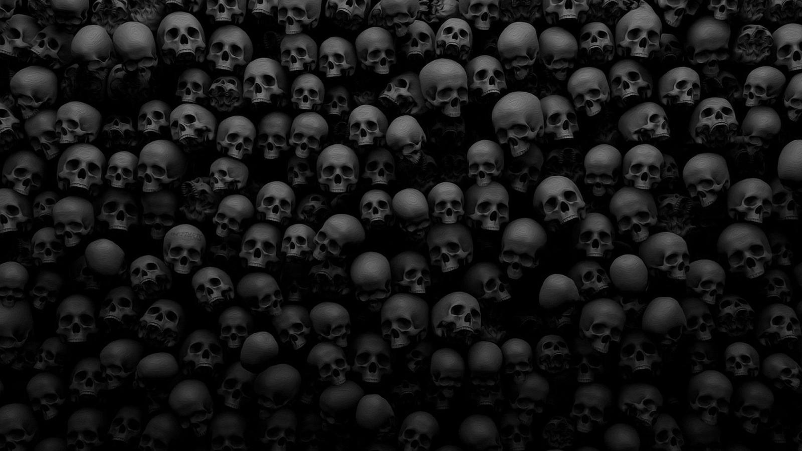 1920x1080 Dark Skull Wallpaper | Skulls | Scary wallpaper, Skull wallpaper