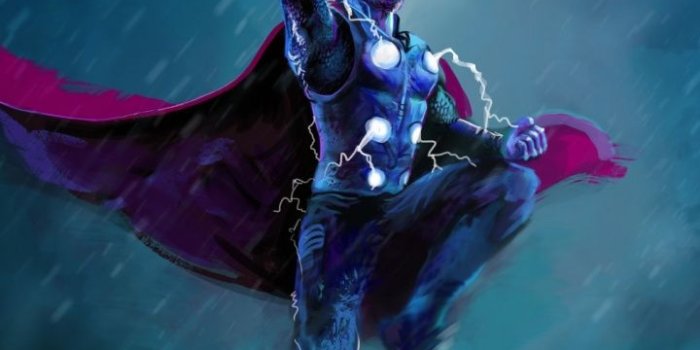 720x1280 Thor, thunder storm, artwork, 720x1280 wallpaper | DC comics
