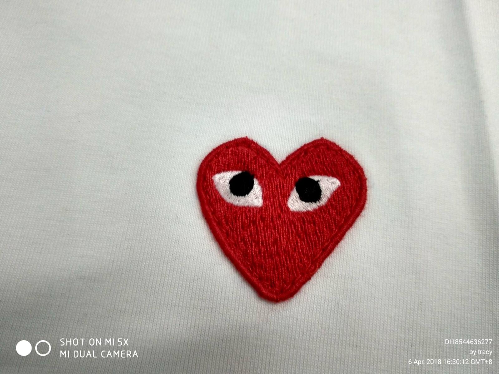 2400x1800 QC] 69callme's New CDG Play Classic Red Heart T-shirt - Album on Imgur