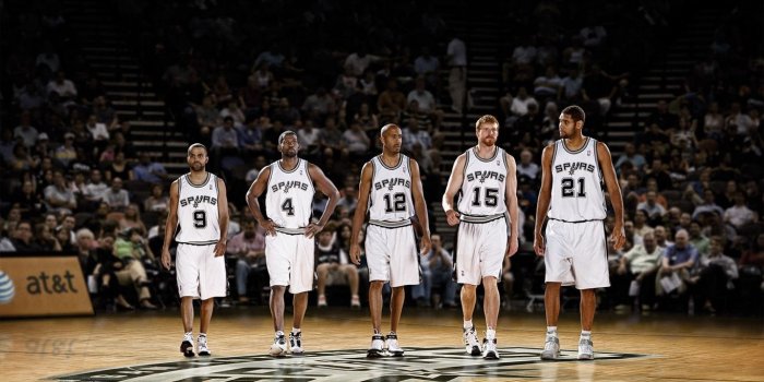 1366x768 Download wallpaper 1366x768 san antonio spurs, team, basketball