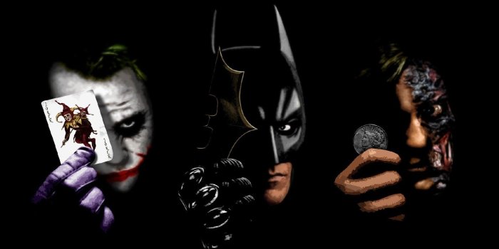 1920x1080 Batman Joker And Two Face HD Wallpaper - Wallpaper - Vactual Papers