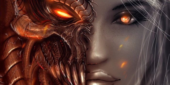 1920x1080 Download 1920x1080 HD Wallpaper starcraft 2 face kerrigan zerg