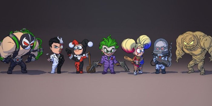 1332x850 Wallpaper Joker, Joker, Harley Quinn, Two-faced, Two-Face, Comics