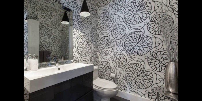 1280x720 Modern bathroom wallpaper design
