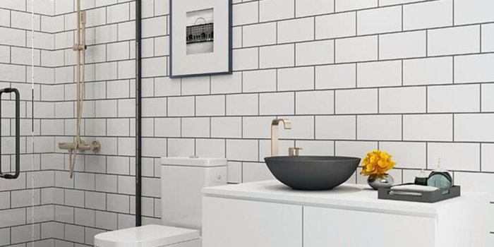 900x900 US $21.65 |Modern Bathroom Wall Decor Self adhesive Wallpaper Vinyl Home  Decor Wall Decals Kitchen Backsplash Peel and Stick Wall Stickers-in Wall 
