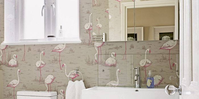 1657x1657 Furniture Bathroom Ideas Small Modern With Statement Wallpaper Plans