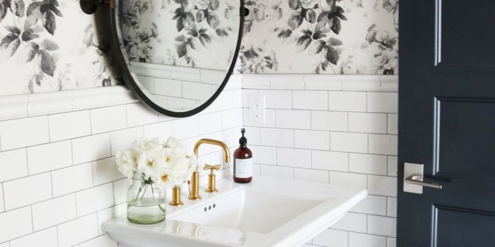 1000x1500 5 Tips for a Small Bathroom | Home . Bathrooms | Bathroom wallpaper
