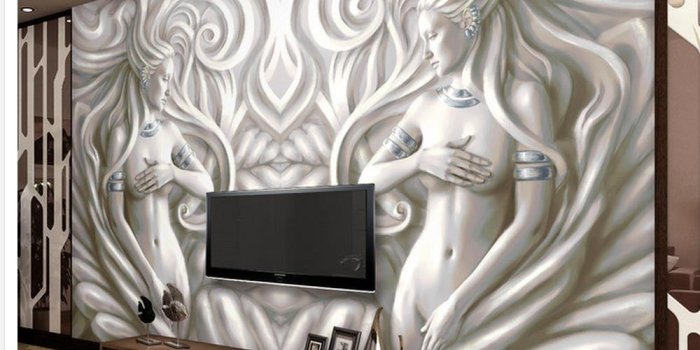 1000x894 US $40.0 |3d name wallpapers custom 3d wallpaper Female modern sculpture  relief murals bathroom 3d wallpaper room modern wallpaper-in Wallpapers  from