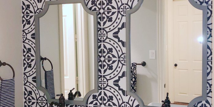 2250x2250 Moroccan Tile, Peel and Stick Wallpaper, removable wallpaper, modern  wallpaper, bathroom, wallpaper, kitchen, tile wallpaper, vintage