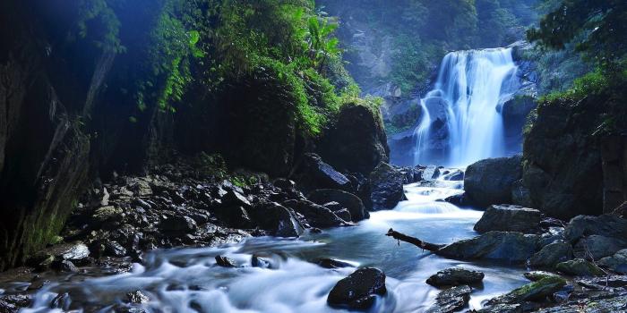 1920x1200 Blue forest waterfall wallpaper - Nature wallpapers - #19075