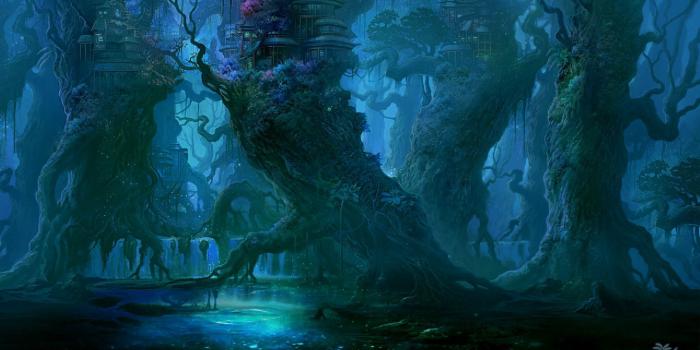 1920x1080 Blue Forest HD Wallpapers 25602 - Baltana