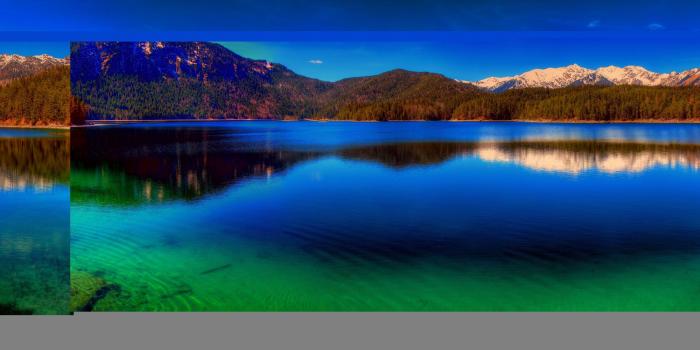 4000x1617 4552771 #snowy peak, #panoramas, #landscape, #blue, #forest, #sky