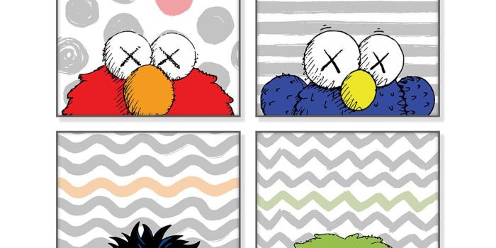 1080x1080 Set of 4 Kaws X Sesame street graphic, KAWS × SESAME STREET, Uniqlo, Kaws  Print, Sesame Street Wall art, Kaws Art Decor, Kaws illustation