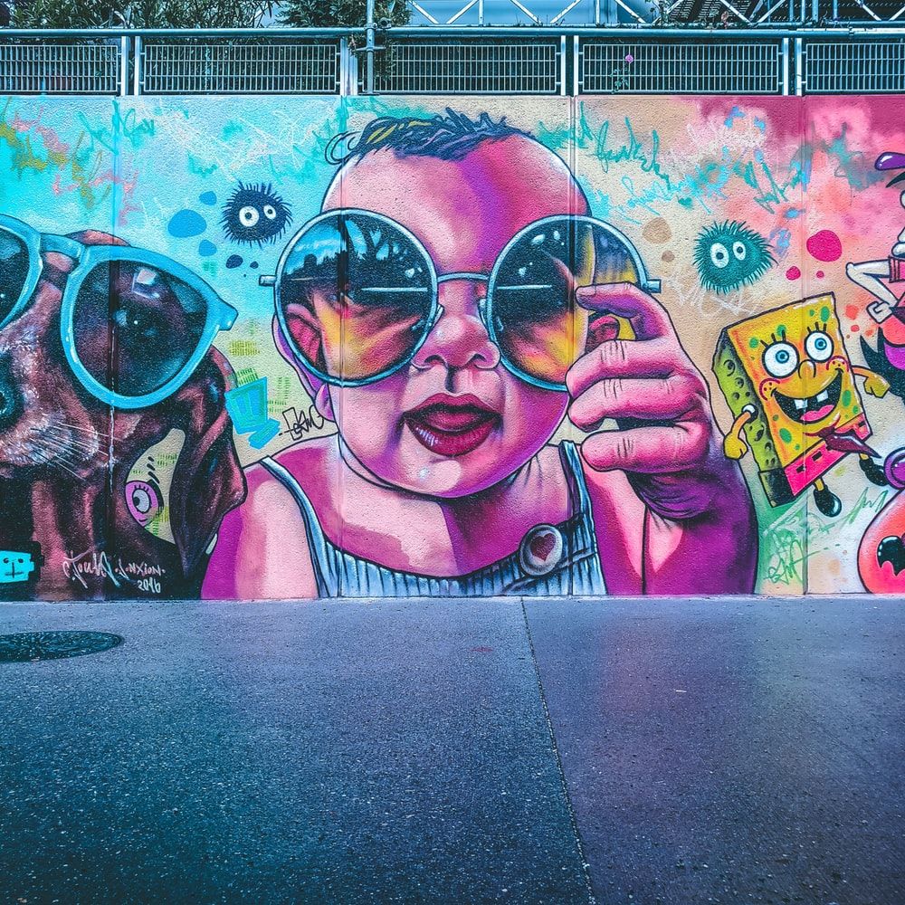 1000x1000 Street Art Graffiti Mural SpraY Paint Love | 77 best free love