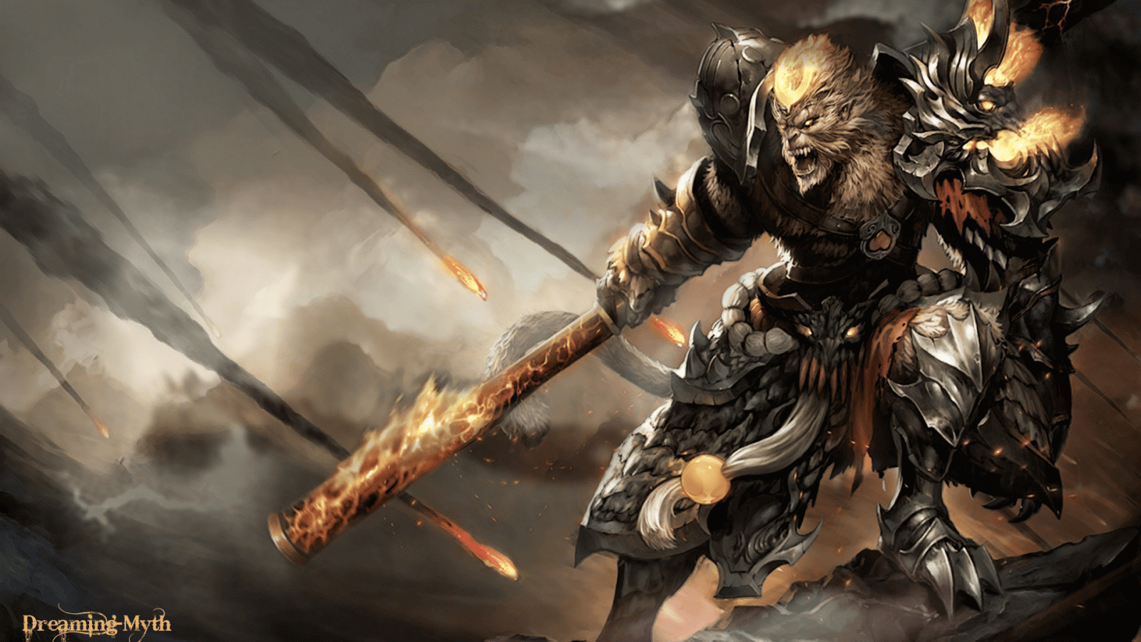 1920x1080 Free download chinese general wukong wallpaper by dreaming myth fan