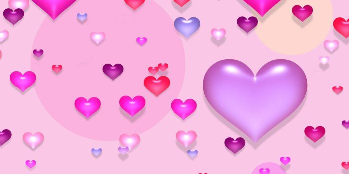 1600x1200 Cute Pink Hearts Background Love Wallpaper HD #3665 Wallpaper