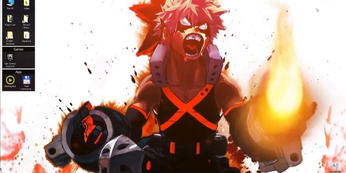 1280x720 DesktopHut - Boku no Hero Academia - Bombing king Live Wallpaper