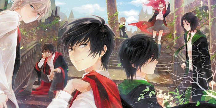 1332x850 Wallpaper leaves, girl, the wind, form, guys, smile, Harry Potter