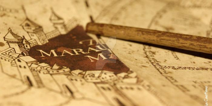 1095x729 Marauder's Map by themagicofpotter