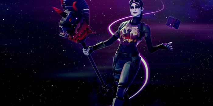 1920x1080 Battle Royale Wallpaper Dark Bomber Outfit - Art by ImShadowWife