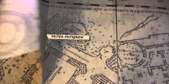 1920x1080 Harry Potter Marauder's map footsteps