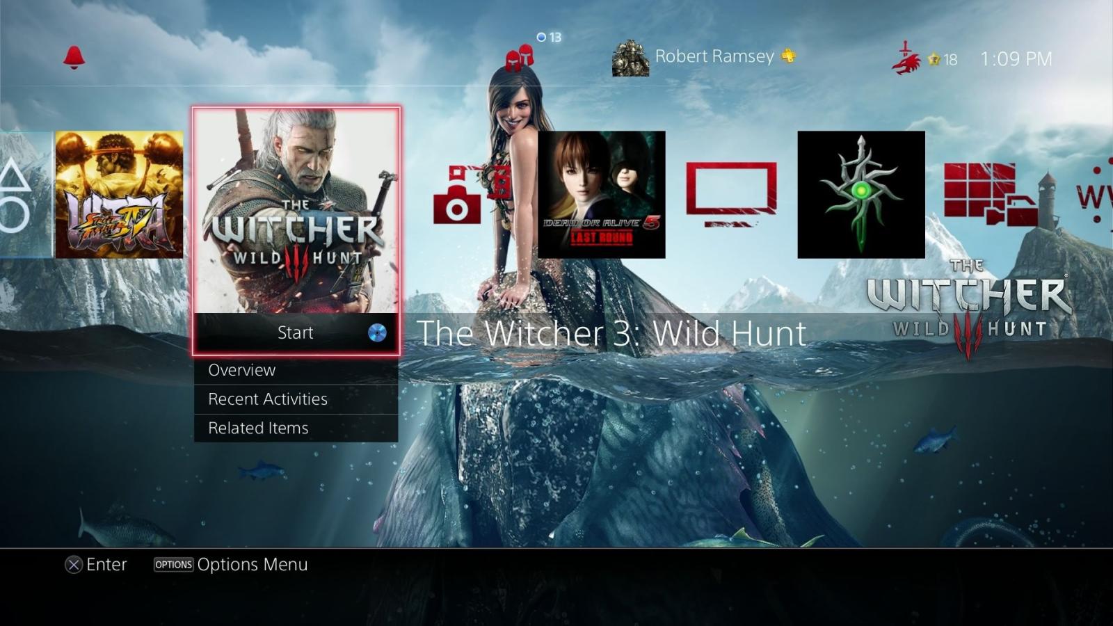 1920x1080 Smell That? It's a Free Witcher 3 PS4 Theme That You Can Download