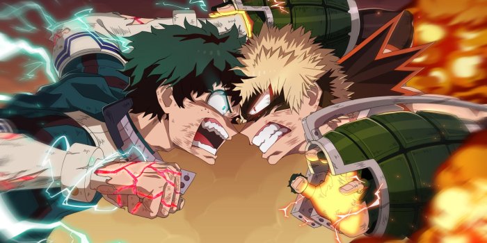 2048x1152 Katsuki Bakugou And Izuku Midoriya Free Wallpaper & Backgrounds