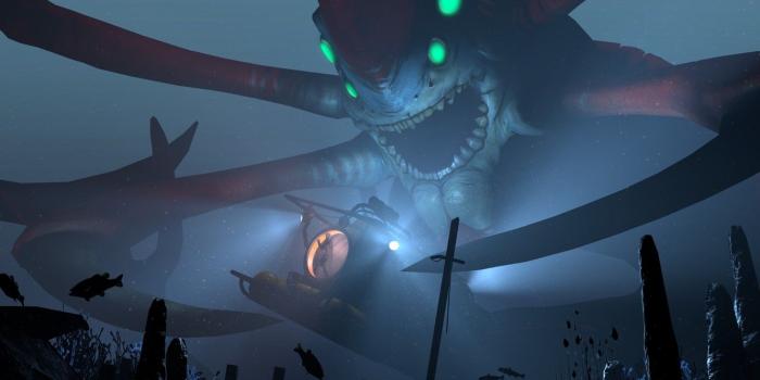 1332x850 Wallpaper monster, bathyscaphe, Subnautica images for desktop