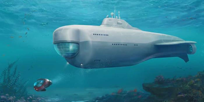 1280x720 Subnautica Concept: Exterior Sketch - Subnautica