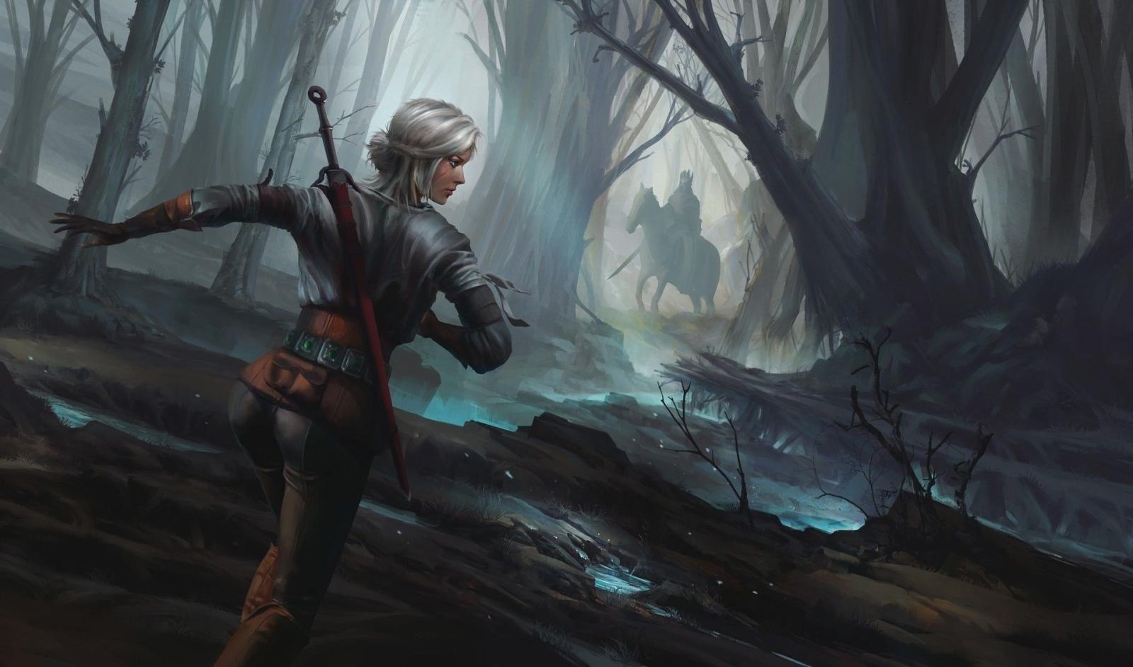1920x1131 Ciri, The Witcher, Video Games, Artwork, Concept Art, Women, Sword