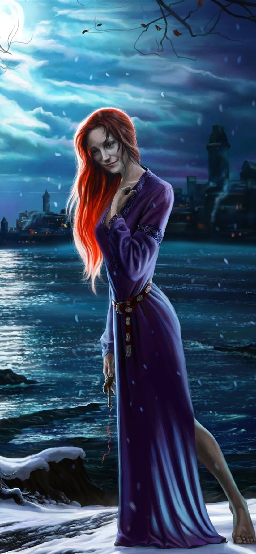 828x1792 Wallpaper The Witcher 3: Wild Hunt, art pictures 3840x2160 UHD 4K