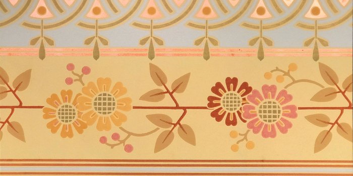 3420x2696 Graves Aesthetic ceiling border - Mounted Antique Wallpaper Panel