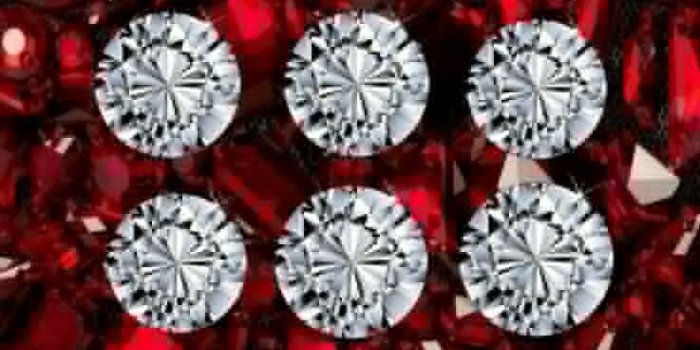 737x1311 Diamond And Ruby Iphone Pattern Lock Screen Wallpaper - Ruby Red