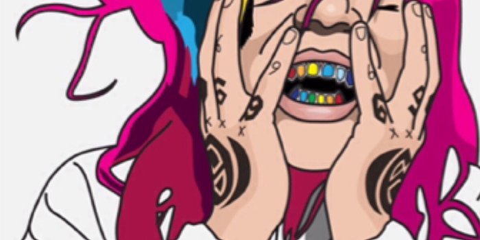 1188x1625 6ix9ine art | Tekashi 6ix9ine in 2019 | Rapper art, Dope art, Punk art