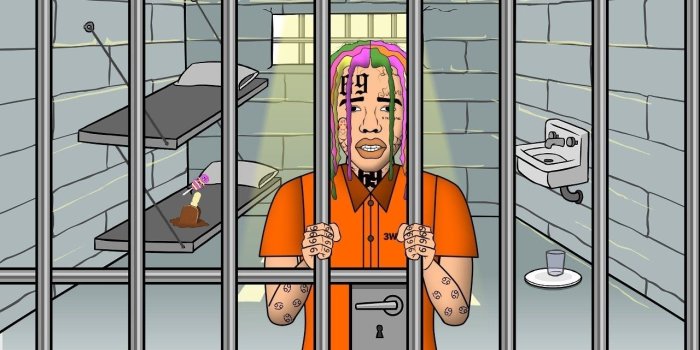 1280x720 Tekashi 6ix9ine First Day In Jail (LT Animated Cartoon)