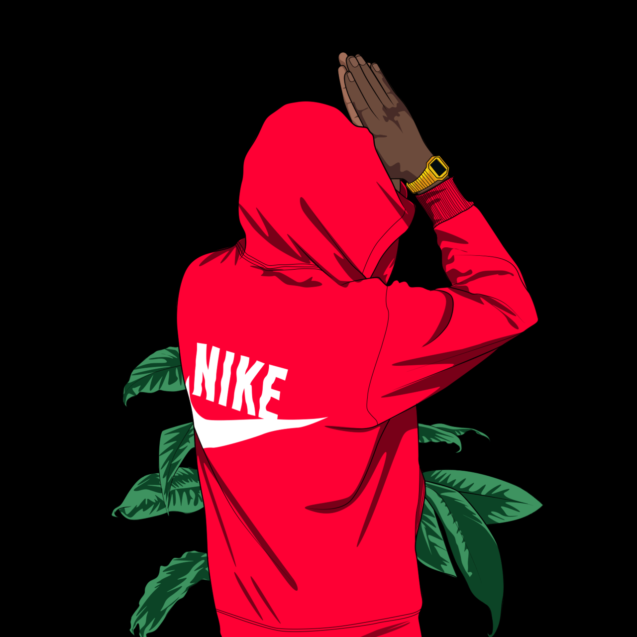 1280x1280 Trill Wallpaper - Nike Cartoon (#17221) - HD Wallpaper Download