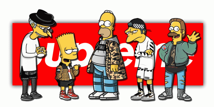 1440x880 White Bart Simpson Supreme Wallpapers - Top Free White Bart Simpson