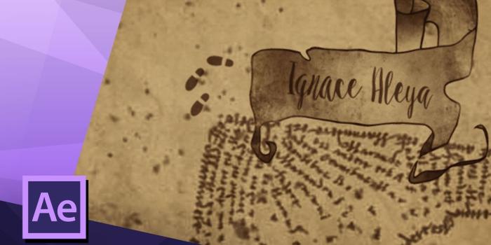 1280x720 How To Create The MARAUDERS MAP Animation from Harry Potter in After  Effects TUTORIAL