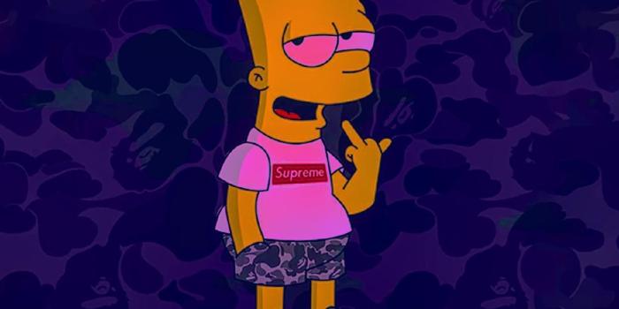 1440x1280 High Bart Simpson Supreme Wallpapers - Top Free High Bart Simpson
