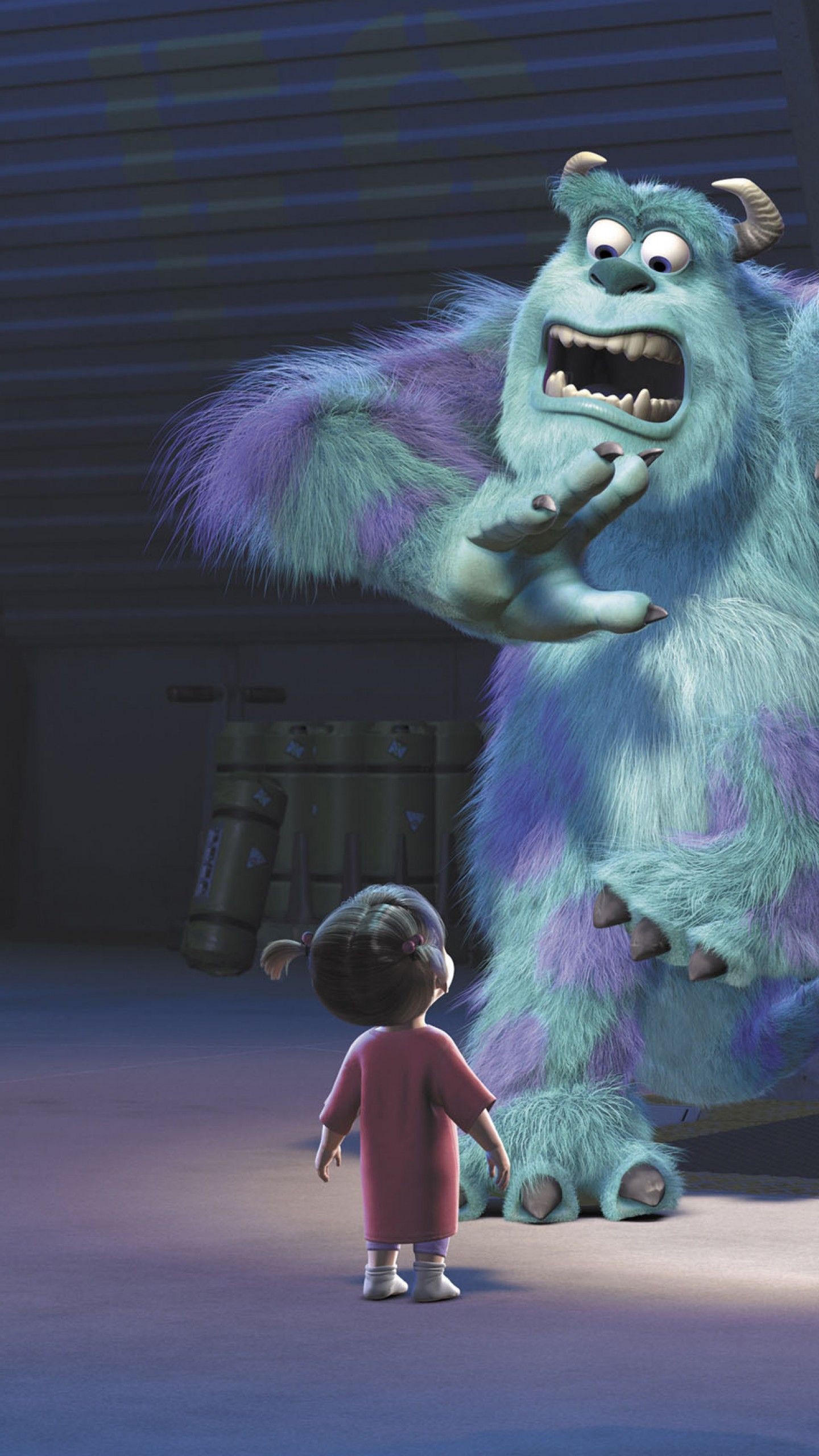 1440x2560 Wallpaper Boo, Sulley, Monsters Inc, Animation, Pixar, Movies, #125