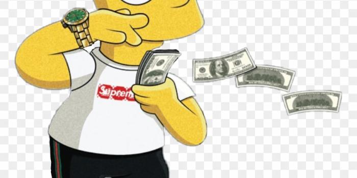 840x1099 Makeitrain Bart Hypebeast Offwhite Supreme Balenciaga - Bart Simpson