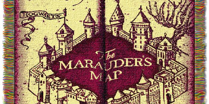 1578x2058 Harry Potter Marauders Map Throw