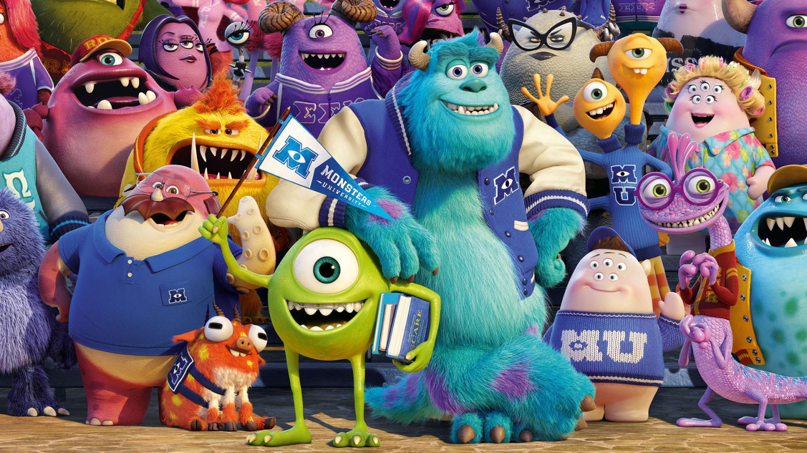 1920x1080 Download hd 1080p Monsters, Inc (University) PC wallpaper ID:83515
